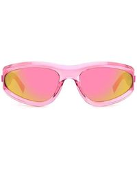 DSquared² - Unregelmäßige sonnenbrille mit verspiegelten gläsern - Lyst