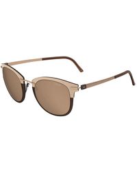 Silhouette - Accessoires ,Veelkleurig Roze/Grijs Getinte Zonnebril - Lyst