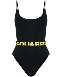 DSquared² - Badmode ,Zwart ,Badpak Uit Één Stuk - Lyst