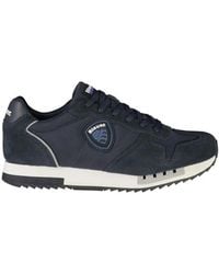 Blauer - Schoenen ,Blauw ,Leer Leather Sneaker - Lyst
