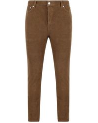 Department 5 - Pantaloni in velluto a coste slim fit - Lyst