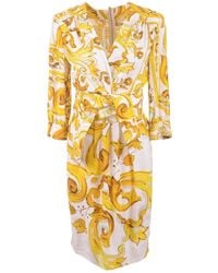 Dolce & Gabbana - Wrap Dresses - Lyst