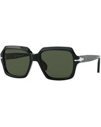 Persol - Schwarz/grau grüne sonnenbrille - Lyst