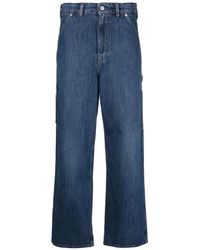 Our Legacy - Jeans denim pierna ancha azul marino - Lyst