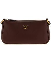 Pinko - Mini Half Moon Baguette Crossbody Tas - Lyst