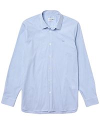 Lacoste Zakelijke Overhemden - - Heren - Blauw