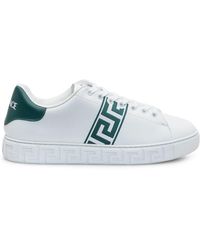 Versace - Barocco Greca Jacquard Low Top Sneaker - Lyst