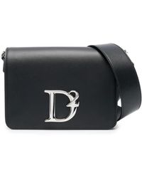 DSquared² - Umhängetasche Mit Logo-Schild - Lyst
