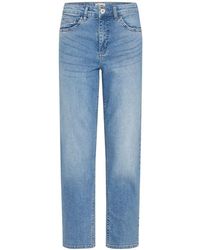 Ichi - Cropped Jeans - Lyst