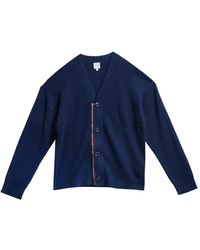 Paul Smith - Truien & Vesten ,Blauw ,Katoen Cardigan Costine Misto Merino - Lyst
