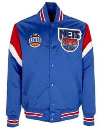 Mitchell & Ness - Jassen ,Blauw ,Polyester Nba Bomberjack New York Jets - Lyst