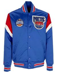 Mitchell & Ness - Jassen ,Blauw ,Polyester Nba Bomberjack New York Jets - Lyst