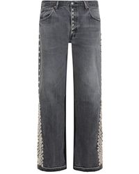 GALLERY DEPT. - Schwarze studded flare jeans - Lyst