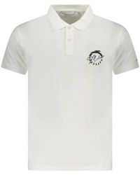 Trussardi - Tops ,Wit ,Katoen Witte Katoenen Poloshirt - Lyst