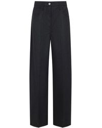 Prada - Wide Trousers - Lyst