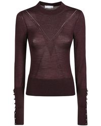 Rabanne - Round-Neck Knitwear - Lyst