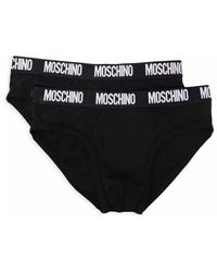Moschino - Baumwoll-Stretch-Slip 2Er-Pack - Lyst