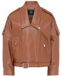 Pinko - Leather Jackets - Lyst