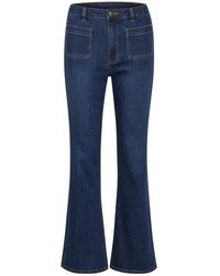 Kaffe - Flare Jeans - Lyst
