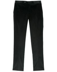 Canali - Waldgrüne samt skinny hose,khaki baumwoll-cordhose gerader schnitt,slim fit velvet finish cotton pants - Lyst
