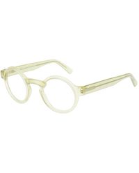 Andy Wolf - Accessoires ,Groen ,Wol Groene Acetate Handgemaakte Zonnebril - Lyst