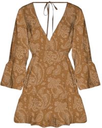 MC2 Saint Barth - Korte Damesjurk Elegant Paisley - Lyst