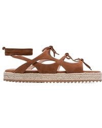 SCAROSSO - Flat Sandals - Lyst
