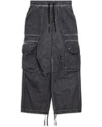 A PAPER KID - Cargohose Mit Kordelzug Und Elastischem Bund - Lyst
