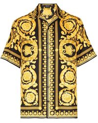 Versace - Short Sleeve Shirts - Lyst