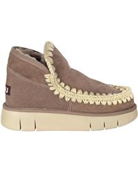 Mou - Schoenen ,Bruin ,Wol Eskimo Bounce Sneaker - Lyst