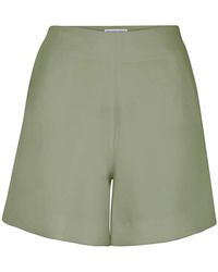 MVP WARDROBE - Ausgestellte high-waisted shorts mit taschen - Lyst