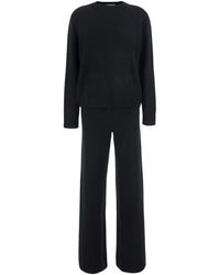Soft Goat - Truien & Vesten ,Zwart ,Wol Cashmere Set - Lyst