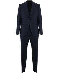 HUGO - Blauw Pak Met Jas En Broek - Lyst