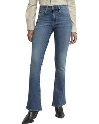 G-Star - Jeans ,Blauw ,Katoen 3301 Flare Jeans - Lyst