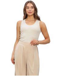 Nukus - Tops ,Veelkleurig ,Katoen Steffie Singlet Lurex - Lyst