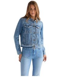 Wrangler - Jassen ,Blauw ,Katoen Regular Western Jacket - Lyst