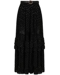 Self-Portrait - Maxi Skirts - Lyst