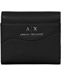 ARMANI EXCHANGE - Accessoires ,Zwart ,Polyester Wallet - Lyst