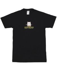 RIPNDIP - Casual Style Zwart Tee Met Grafische Print - Lyst