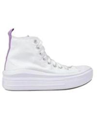 Converse - Schoenen ,Wit ,Witte Stoffen Sneakers - Lyst