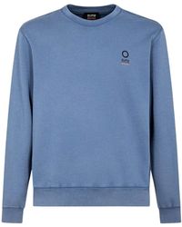 Suns - Hoodies & Sweatvesten ,Blauw ,Katoen Boards Gipo Dye Old Crewneck Sweatshirt - Lyst