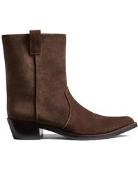 KHAITE - Schoenen ,Bruin ,Leer Dallas Boot - Lyst