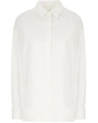 Givenchy - Overhemden ,Wit ,Katoen Oversized Shirt - Lyst