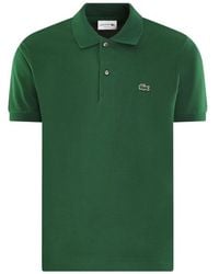 Lacoste - Classic fit pole men's esmeralda - Lyst