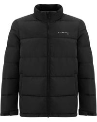 John Richmond - Jassen ,Zwart ,Polyester Padded Jacket - Lyst