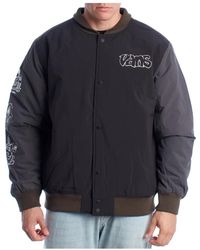 Vans - Jassen ,Zwart ,Polyester Crazy Eddy Baseball Jacket - Lyst