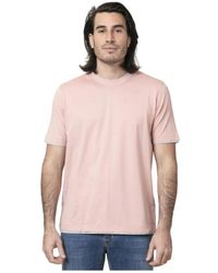 Gran Sasso - T-Shirt Met Ronde Hals En Panelen - Lyst