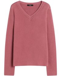 Weekend by Maxmara - V-Neck Knitwear - Lyst