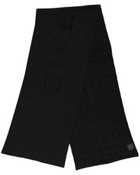 Givenchy - Accessoires ,Zwart ,Wol Glanzende 4G Sjaal - Lyst