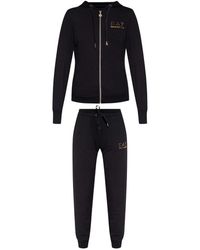 EA7 - Hoodie En Sweatpants Set - Lyst